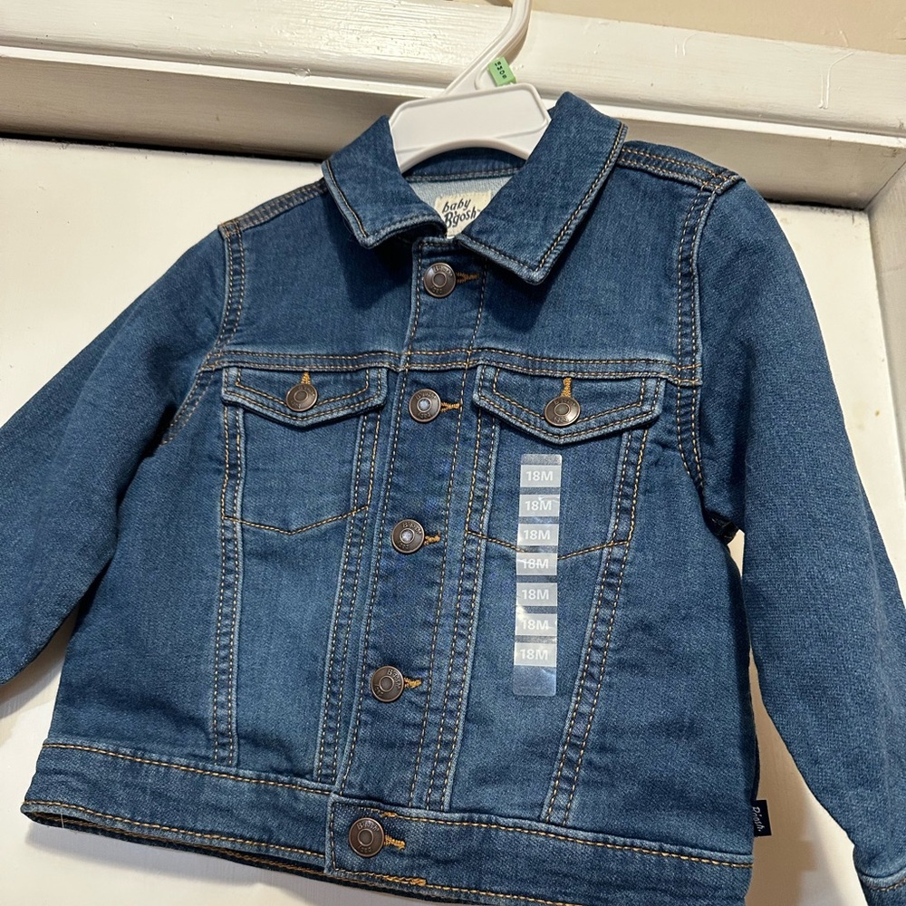 Baby B’Gosh knit denim jacket infant/toddler 18 months